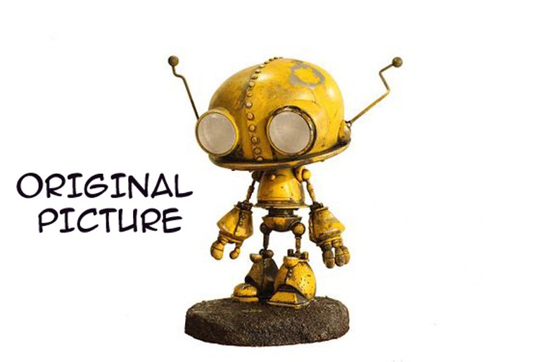 yellow robot preview image 3